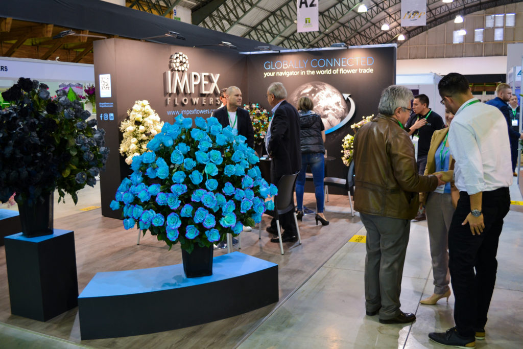 Impex Flowers stand and clients - Agriflor 2019